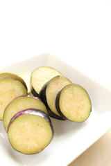 freshness egg plant from Japanese for summer vegetable image