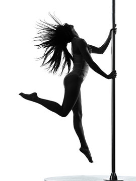 recommend clip art: woman pole dancer silhouette
