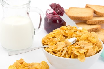 Cornflakes, breakfast