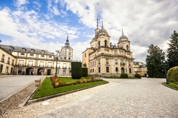 Obraz premium Royal Palace at La Granja de San Ildefonso in Segovia province,