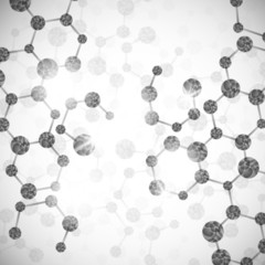 molecular structure, abstract background