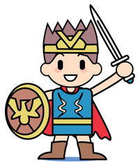 RPG brave man - cool pose