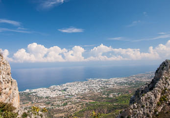 View from Pendathaktilos mountain