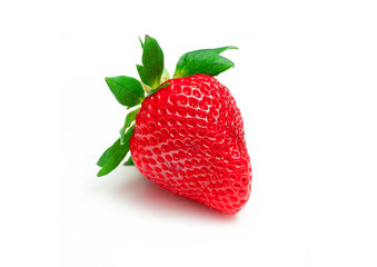 A fresh strawberry