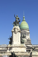 Fototapeta na wymiar Kongres Narodowy w Buenos Aires, Argentyna