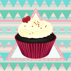 cupcake and a wallpaper