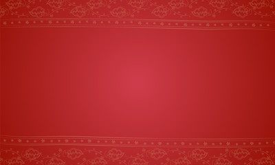 a red placemat