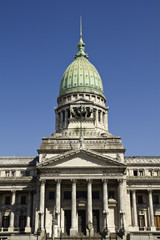 Fototapeta na wymiar The National Congress in Buenos Aires