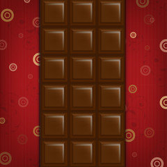 Abstract Background With Chocolate Bar