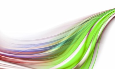 colourful abstract lines on white background