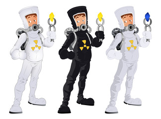 Uranium - Vector Character Illustration