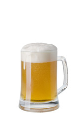 Mug of beer with froth
