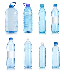 Cercles muraux Eau Collage of water bottles
