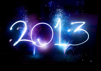New Year 2013 Party - obrazy, fototapety, plakaty