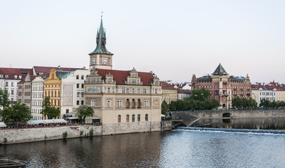 Fototapeta na wymiar Vltava River