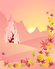 herfst kasteel