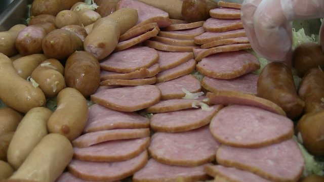 garnissage d'une choucroute