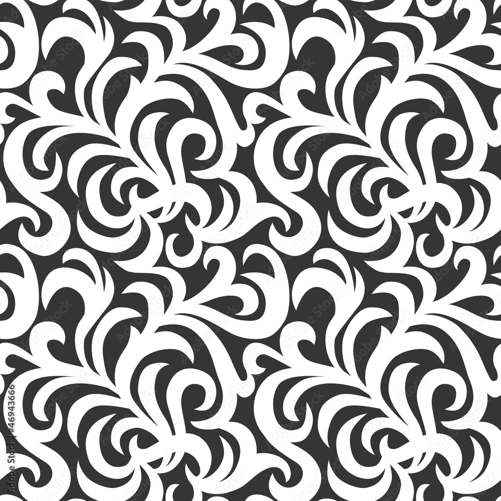 Poster vector seamless pattern
