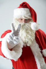 Friedlicher Weihnachtsmann