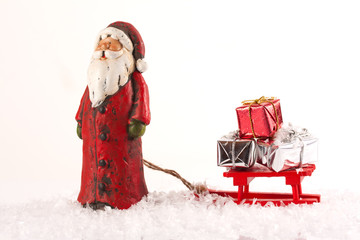 Nikolaus mit Schlitten