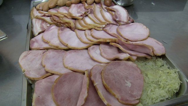 garnir une choucroute