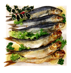 Aringa affumicata per pranzo di Natale
