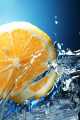 citron dans l& 39 eau