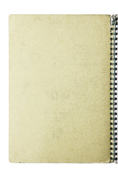 front of paper notebook  cover