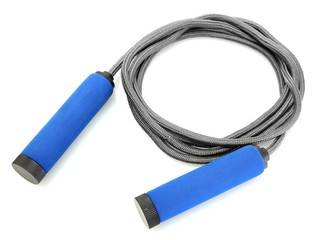 skipping rope isolated on white.
