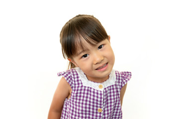 かわいい笑顔の女の子