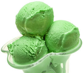 ice cream isolated on white background