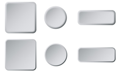 web buttons for website or app. Vector eps10
