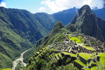 Crédence de cuisine en verre imprimé Machu Picchu Machu Picchu, Pérou