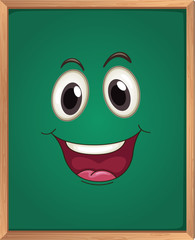 a green board