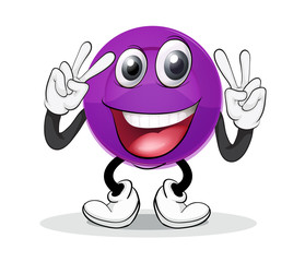 Obraz premium candy with a face