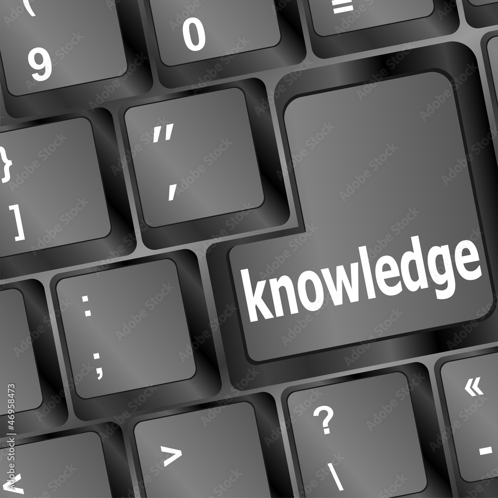 Poster keyboard with key knowledge. computer input of symbols