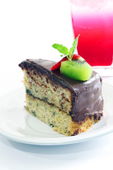 Banana chocolate cake