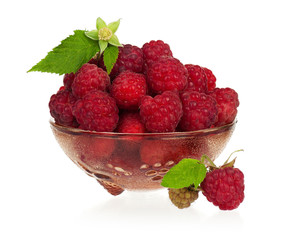 Ripe raspberries