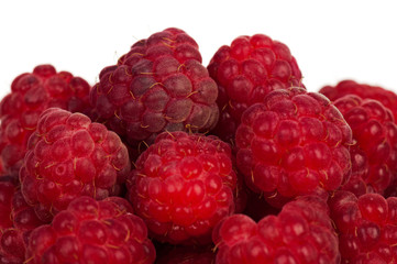 Ripe raspberries