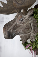 Weihnachten Elch Dekoration