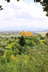 Fototapeta na wymiar Typowy włoski krajobraz
