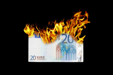 Burning money
