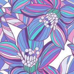 Seamless floral texture