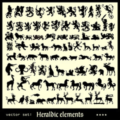 heraldic elements mammals