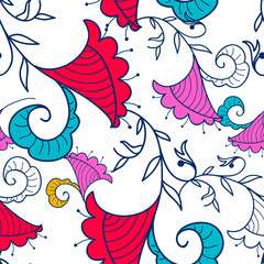 floral vector seamless texture