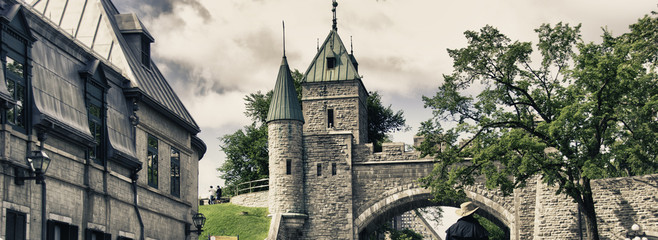 Architecture and Colors of Quebec City