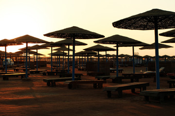Beach parasols - Egypt