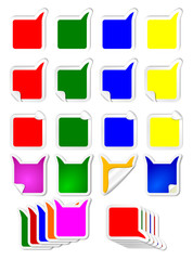 Different color labels