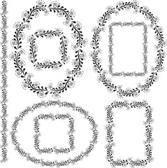 floral borders and frames