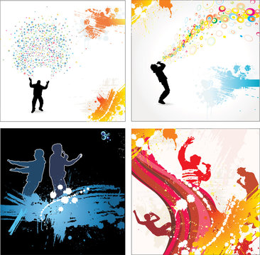 Banners for sports championships and concerts